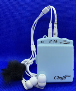 音量だけでなく音質も調整出来る高性能集音器Chojuの画像です。